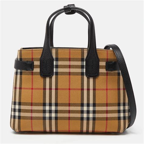 styling burberry small banner tote|Burberry house check banner.